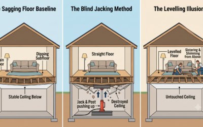 How to Straighten Sagging Floors Without Altering Your Ceilings